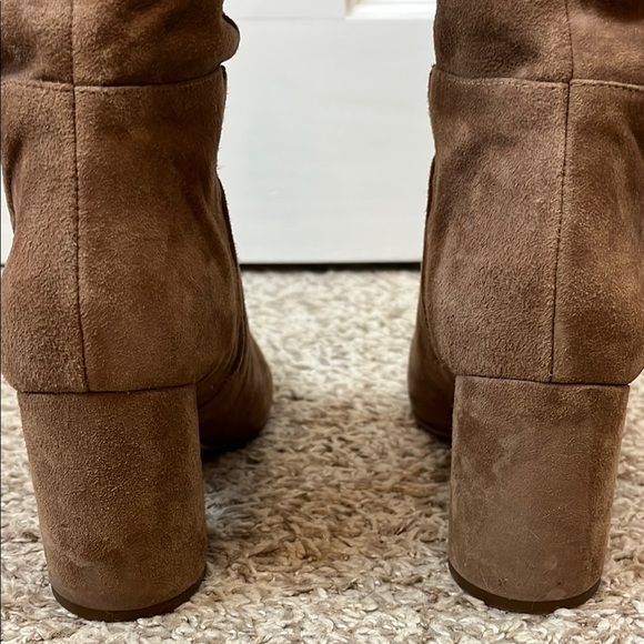 Sam Edleman Brown Suede Leather Upper Knee-High Pointed Toe Boots - Size 8.5 - Picture 9 of 16